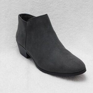 W516 Style & Co Charcoal Gray Women's Wileyy Ankle Booties